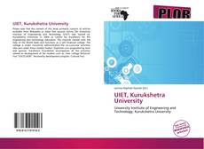 Bookcover of UIET, Kurukshetra University