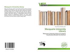 Capa do livro de Macquarie University Library 