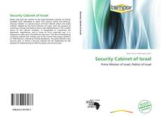 Buchcover von Security Cabinet of Israel