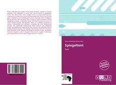 Bookcover of Spiegeltent