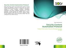 Copertina di Security Content Automation Protocol
