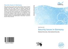 Couverture de Security Issues in Germany