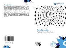 Tea for Julie kitap kapağı