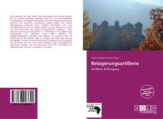 Bookcover of Belagerungsartillerie
