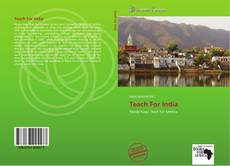 Capa do livro de Teach For India 