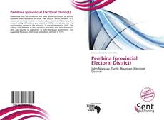 Capa do livro de Pembina (provincial Electoral District) 