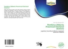 Buchcover von Pembina (Alberta Provincial Electoral District)