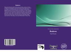 Buchcover von Rodowe
