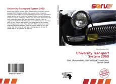 Bookcover of University Transport System 2960