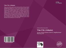 Vine City (Atlanta)的封面
