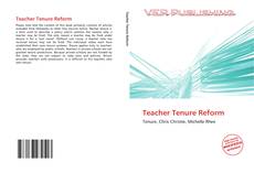Capa do livro de Teacher Tenure Reform 