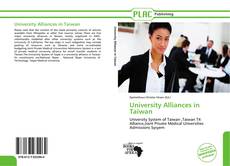 University Alliances in Taiwan kitap kapağı