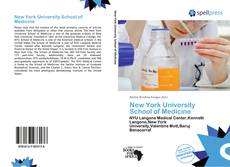 Bookcover of New York University School of Medicine