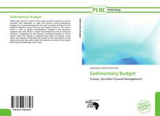 Couverture de Sedimentary Budget