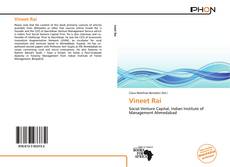 Capa do livro de Vineet Rai 