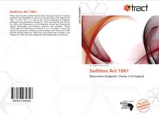 Sedition Act 1661 kitap kapağı