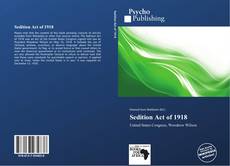 Bookcover of Sedition Act of 1918