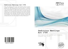 Buchcover von Seditious Meetings Act 1795