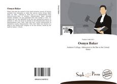 Capa do livro de Osmyn Baker 