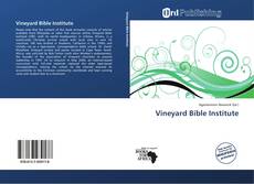 Capa do livro de Vineyard Bible Institute 