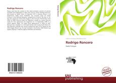 Capa do livro de Rodrigo Roncero 