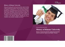 Borítókép a  History of Khazar University - hoz