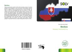 Bookcover of Beckov