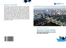 Portada del libro de Beckton Park (DLR)
