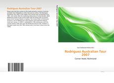 Capa do livro de Rodriguez Australian Tour 2007 