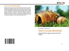 Portada del libro de Team Canada (Baseball)