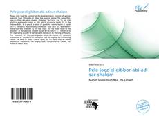 Buchcover von Pele-joez-el-gibbor-abi-ad-sar-shalom