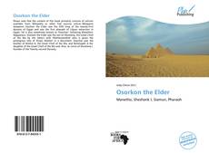 Capa do livro de Osorkon the Elder 