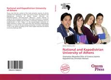 Bookcover of National and Kapodistrian University of Athens