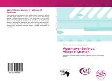 Watchtower Society v. Village of Stratton的封面