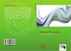Bookcover of National RTI awards