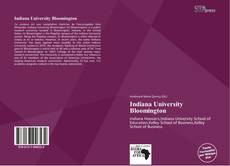 Capa do livro de Indiana University Bloomington 
