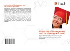 Bookcover of University of Management and Technology (Pakistan)