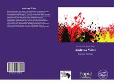 Andreas Witte kitap kapağı