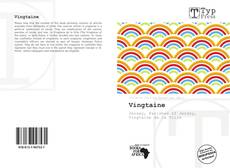 Bookcover of Vingtaine