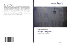 Capa do livro de Ossago Lodigiano 