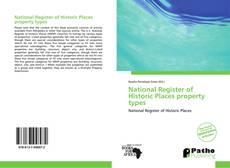 National Register of Historic Places property types kitap kapağı