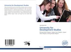 Couverture de University for Development Studies