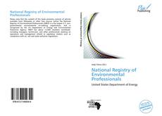Couverture de National Registry of Environmental Professionals