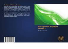 Bookcover of Rodríguez de Mendoza Province