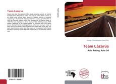 Capa do livro de Team Lazarus 