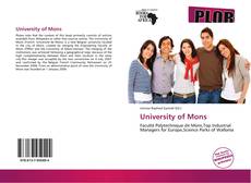 Bookcover of University of Mons
