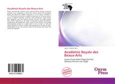 Capa do livro de Académie Royale des Beaux-Arts 
