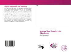 Buchcover von Andree Bernhardin von Oberburg