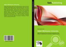 Capa do livro de Adam Mickiewicz University 