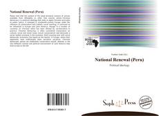 Buchcover von National Renewal (Peru)